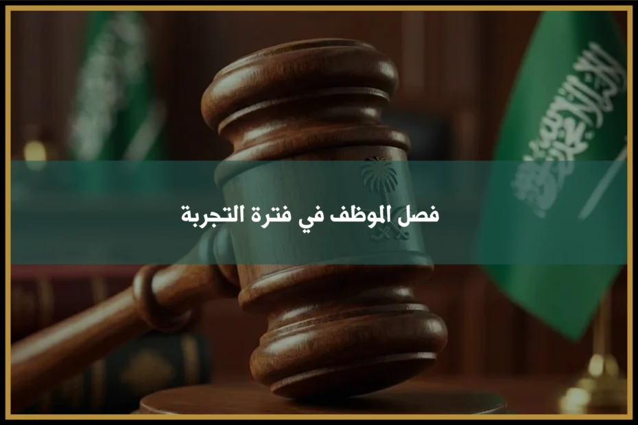 فصل الموظف في فترة التجربة في السعودية وضوابط إنهاء العقد خلال المدة التجريبية